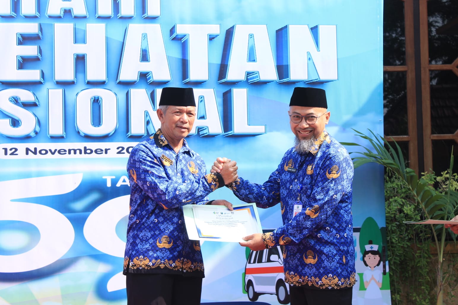 PENERMAAN PENGHARGAAN DARI DINAS KESEHATAN KAB. MAGETAN